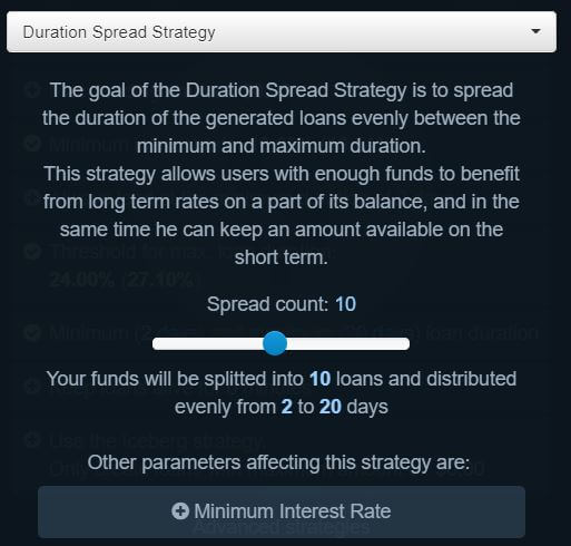 coinlend-Duration Spread Strategy